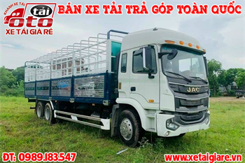 Xe Tải JAC A5 13.6 Tấn 3 Chân Thùng Bạt 2022 | Xe Tải JAC 3 Chân A5 2022 13T6 Thùng Dài 9m7